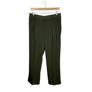 Vittorio St. Angelo Olive Green Dress Pants Size 34L SALE